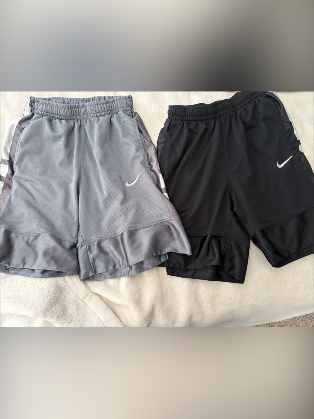 Nike Two-Pack Performance Shorts - Gray & Black